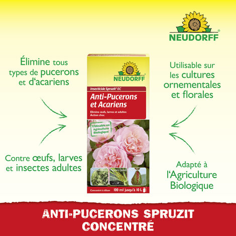 Insecticide Spruzit EC Anti-Pucerons et Acariens Concentré à diluer Sprechende Bilder
