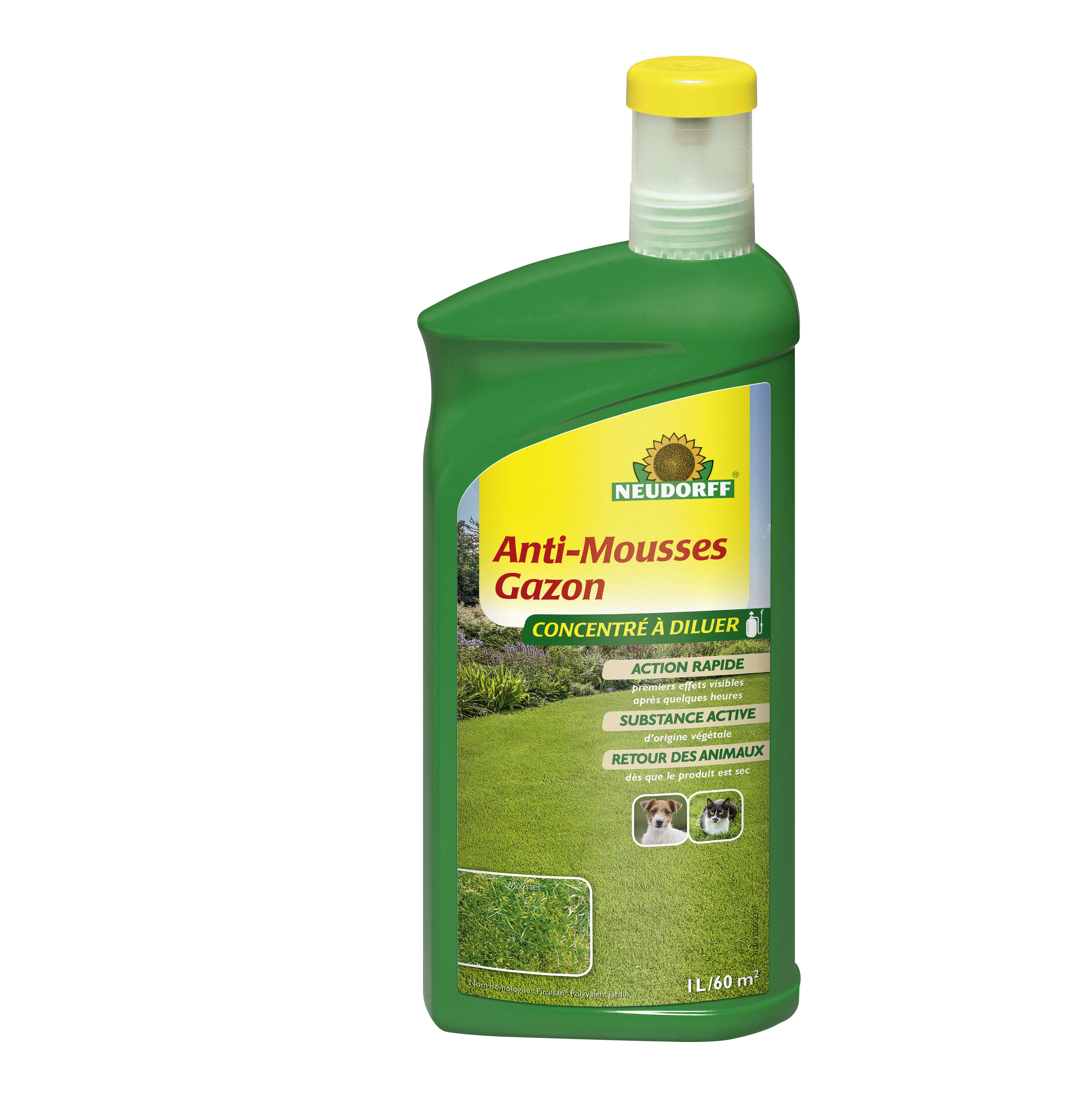 Anti-mousses concentré 1 litre (Finalsan polyvalent jardin) - Les