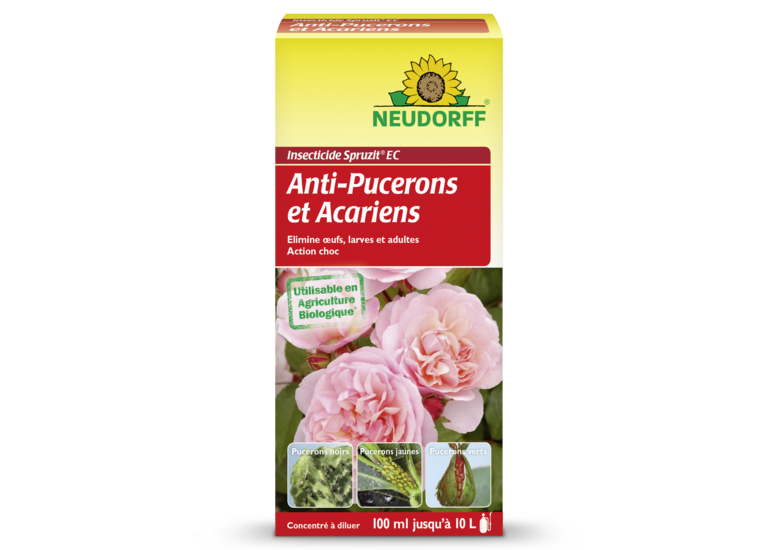 Insecticide Spruzit EC Anti-Pucerons et Acariens Concentré à diluer