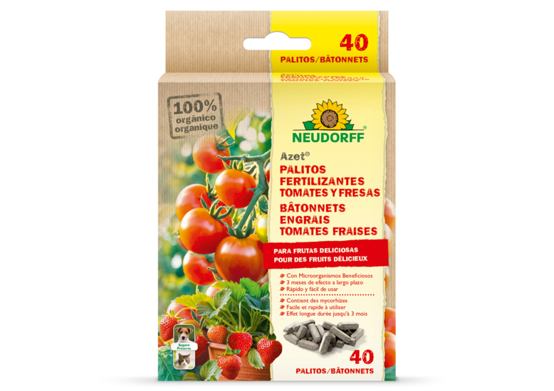 AZET BÂTONNETS ENGRAIS TOMATES FRAISES